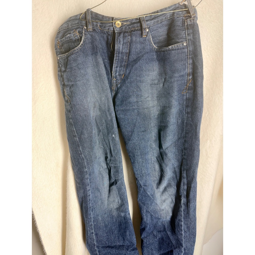 Unionbay Mens Relaxed Straight Leg Jeans Medium Wash Blue Denim 32x32 RN 60307